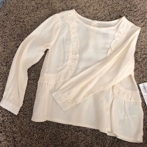 Old navy Girls cream blouse!